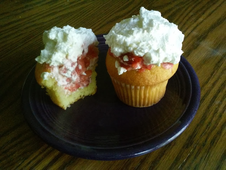Strawberry Shortcake Corn Muffins